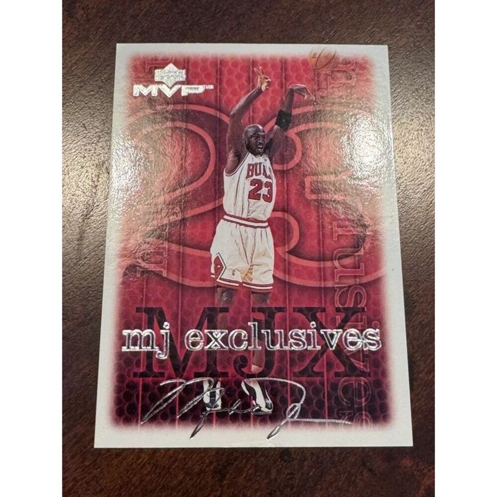 Michael Jordan Upper Deck MVP Silver Script